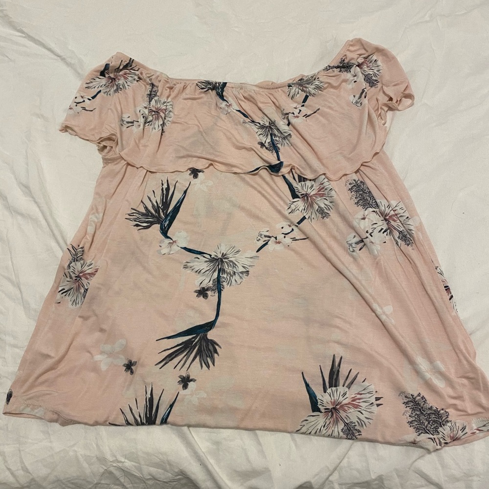 Bootlegger off the shoulder top